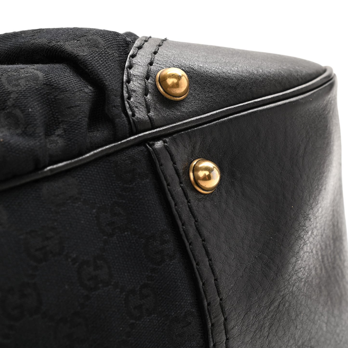 Monogram Medium Jockey Tote Black