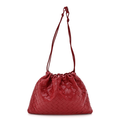 Bottega Veneta Nappa Intrecciato Medium Dustbag Dark Red 1 of 10