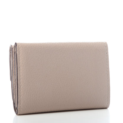Louis Vuitton Calfskin Lockmini Wallet Greige 3 of 6