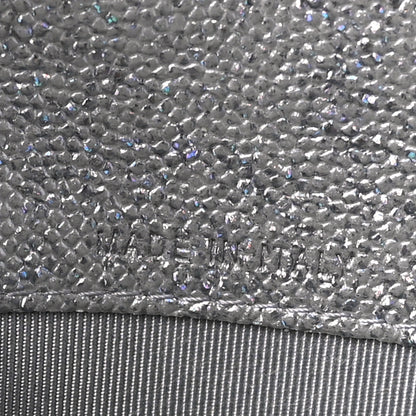 Chanel Glittered Metallic Caviar Quilted Large Flap Wallet Silver 6 of 8