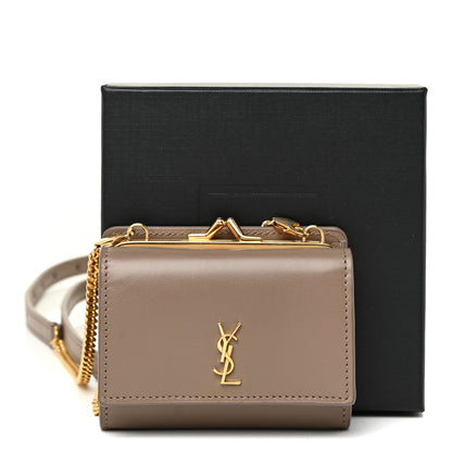 Saint Laurent Smooth Calfskin Monogram Rider Belt Bag Taupe 11 of 11