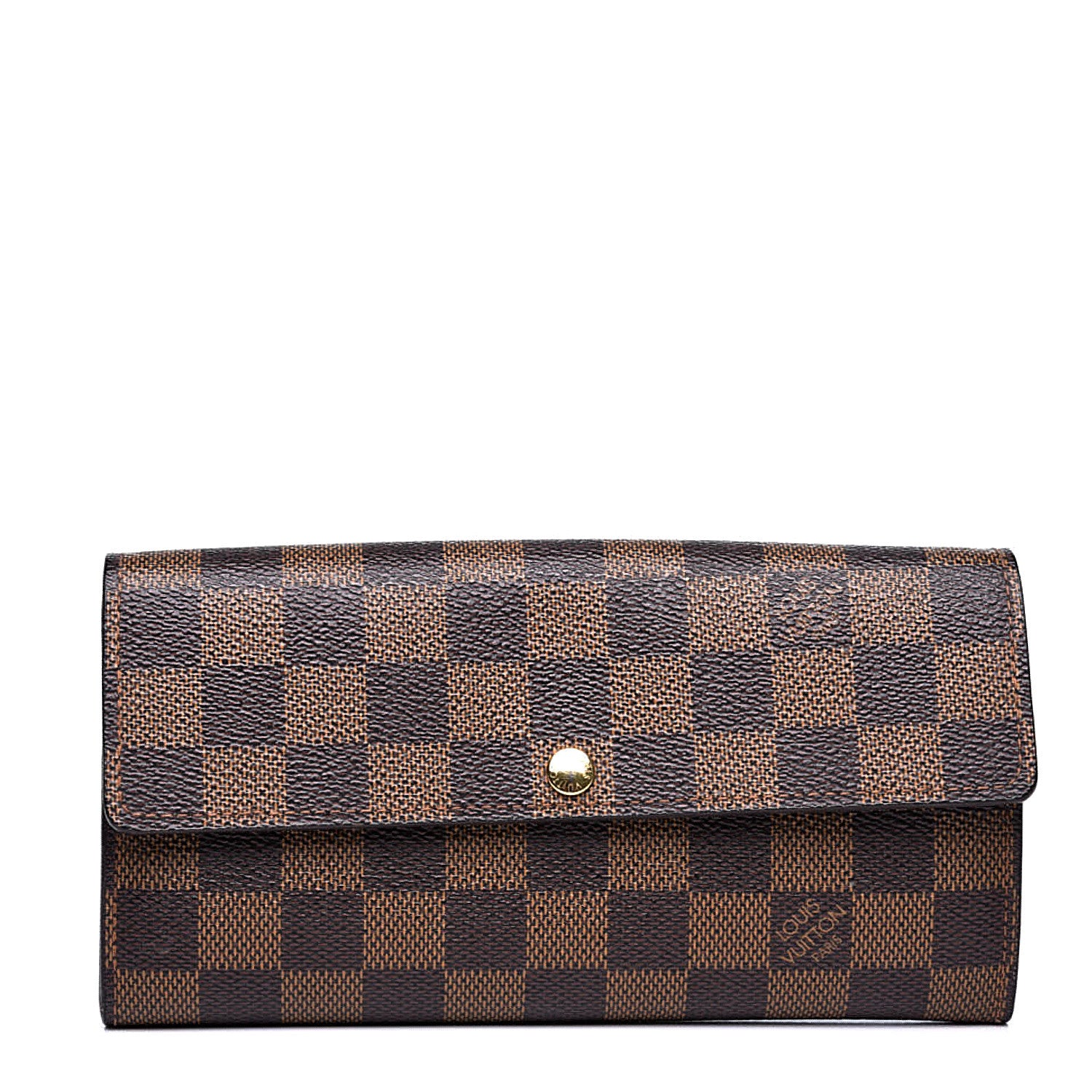 Louis Vuitton Damier Ebene Sarah Wallet 1 of 10