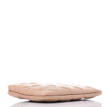Chanel Caviar Quilted Small Cosmetic Case Beige 4 of 10
