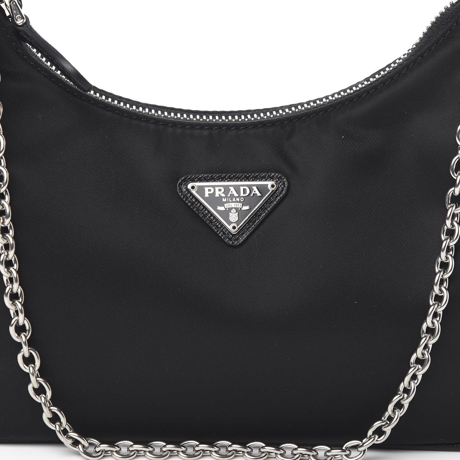 Prada Nylon Re-Edition 2005 Shoulder Bag Black 10 of 11