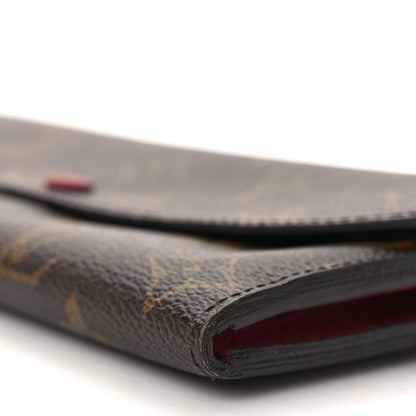 Louis Vuitton Monogram Emilie Wallet Rouge 8 of 11