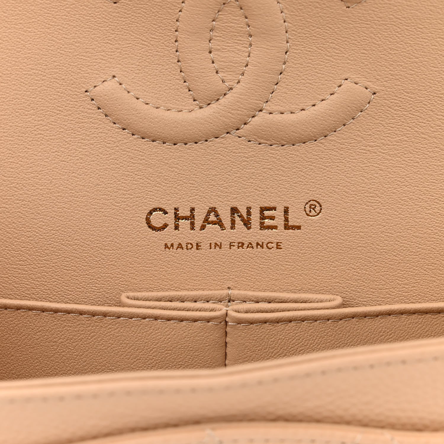 Chanel Caviar Quilted Small Double Flap Beige 6 of 11