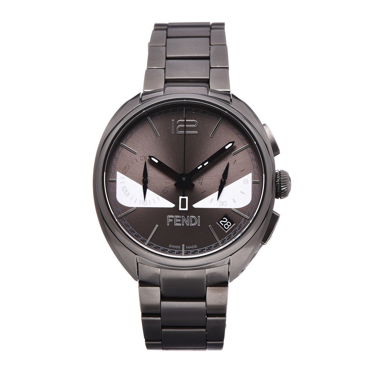 Stainless Steel 40mm Momento Bugs Quartz Watch Grey