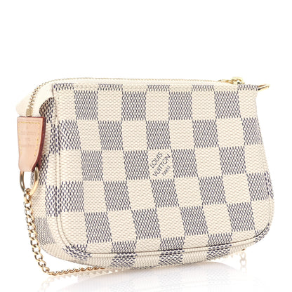Louis Vuitton Damier Azur Mini Pochette Accessories 3 of 8