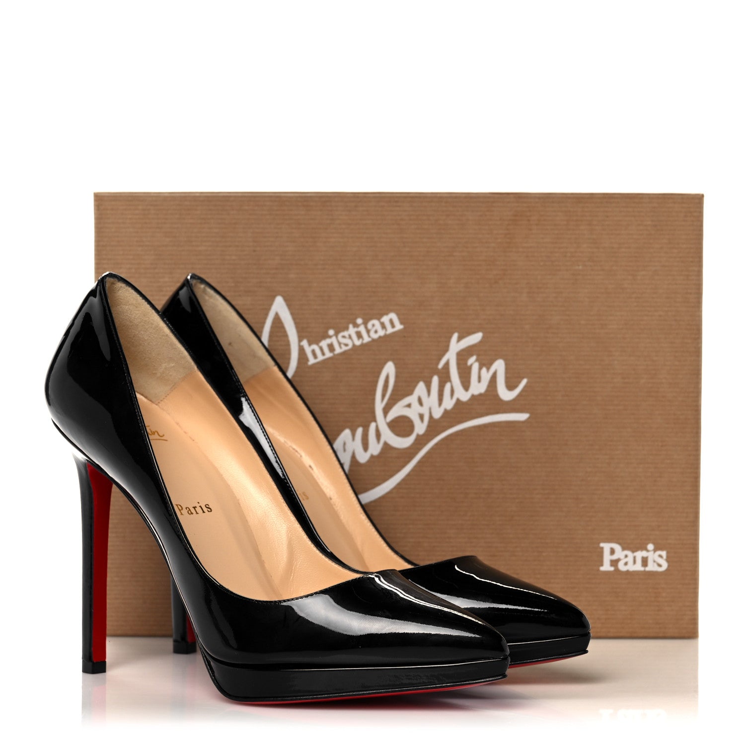 Christian Louboutin Patent Pigalle Plato 120 Pumps 38.5 Black 12 of 12