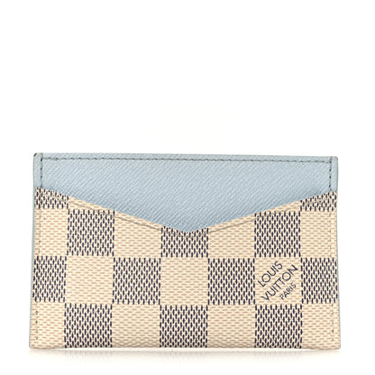 Louis Vuitton Damier Azur Daily Card Holder Olympe Blue 1 of 7