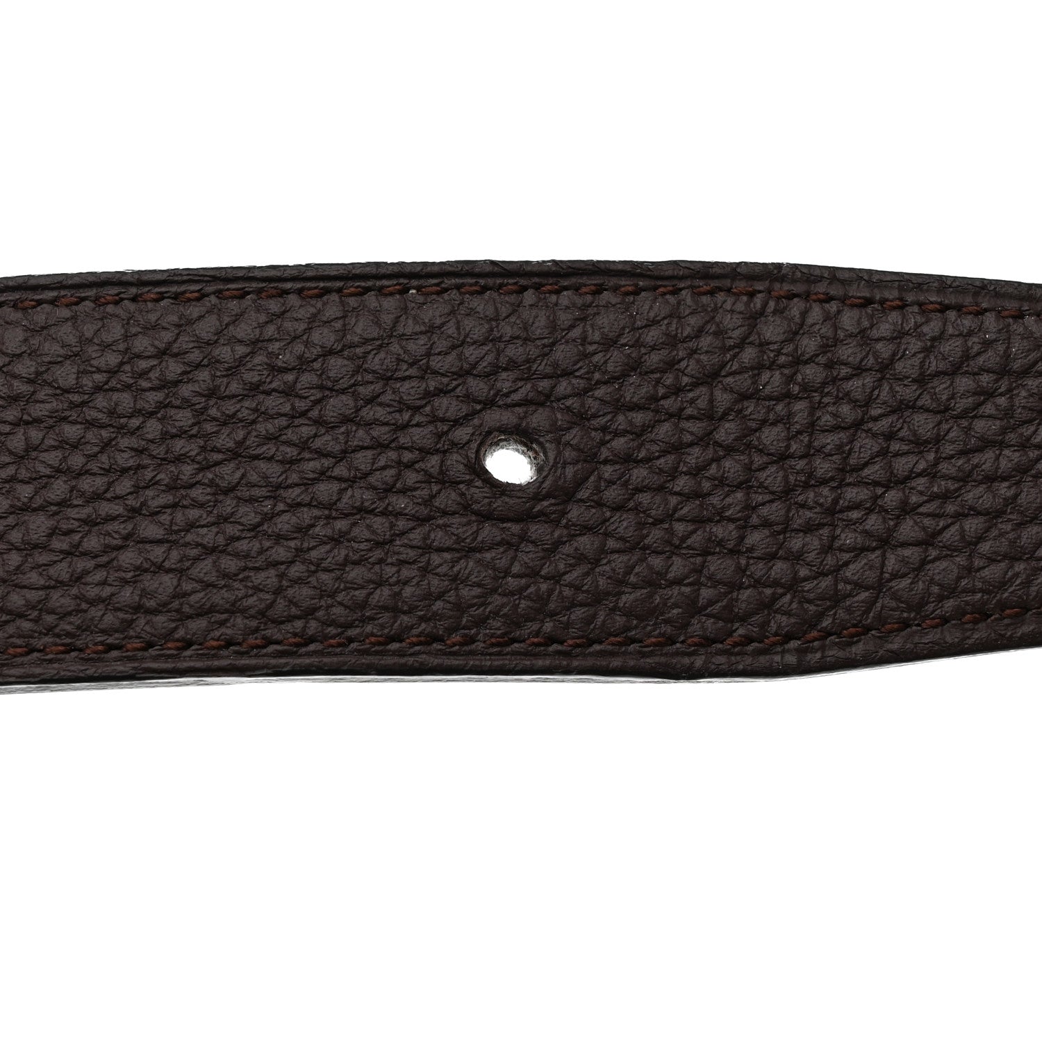 Hermes Box Togo Reversible 32mm H Belt Black Chocolate 8 of 12