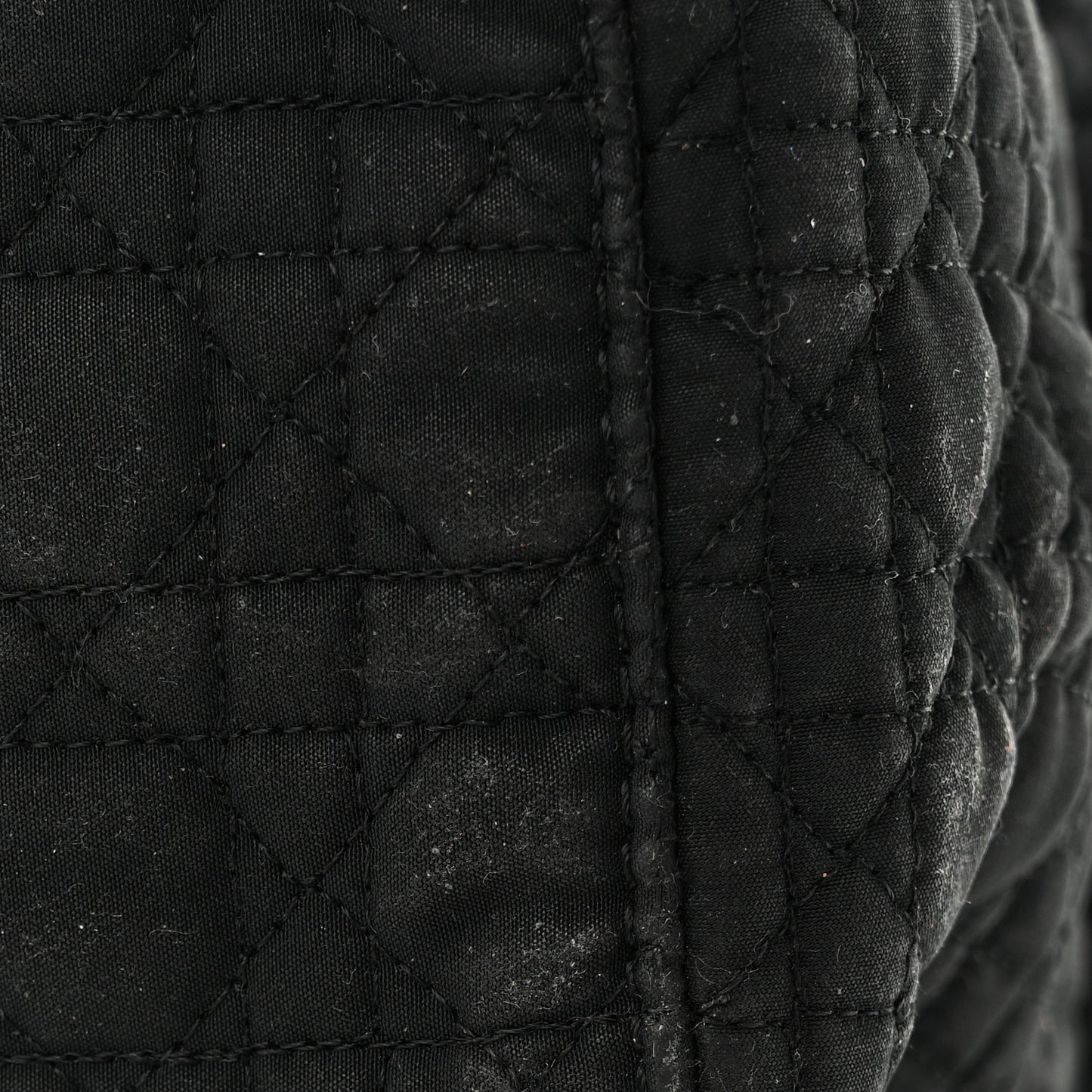 Nylon Cannage Large Lady Dior Black