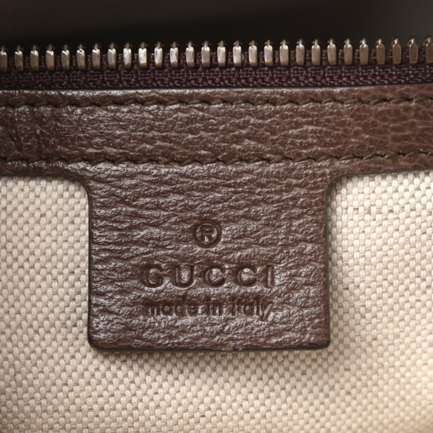 GG Supreme Monogram Web Small Ophidia Messenger Bag Brown