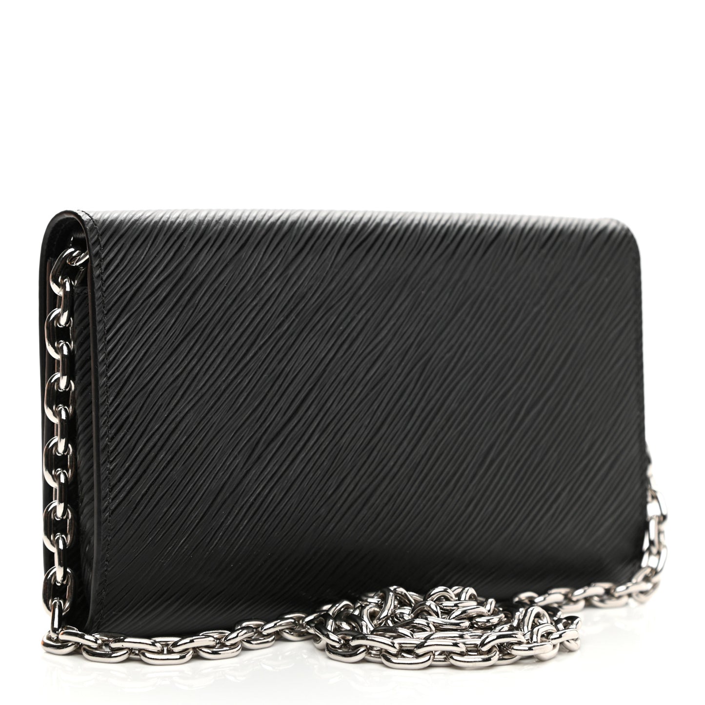 Epi Twist Chain Wallet Black