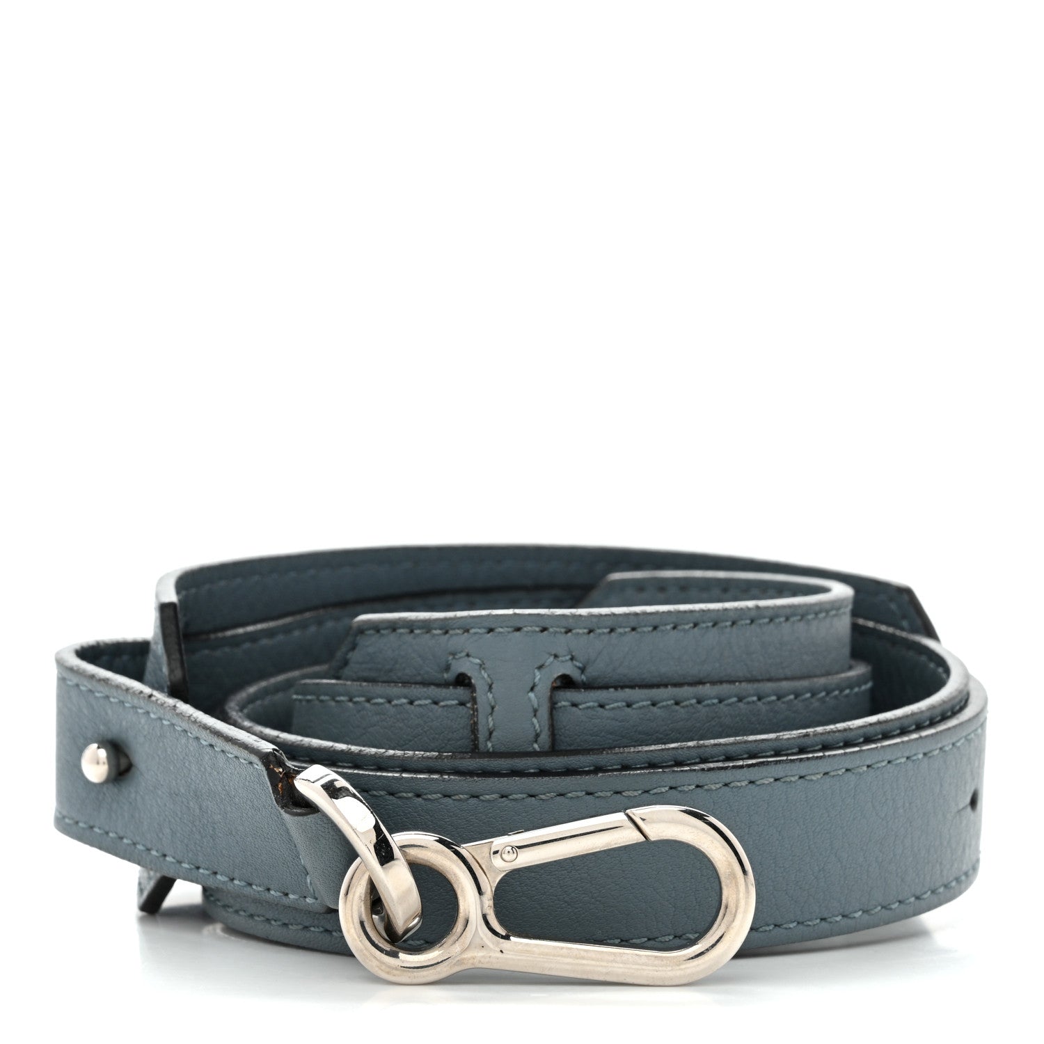 Loewe Satin Calfskin Pad Strap Stone Blue 1 of 5