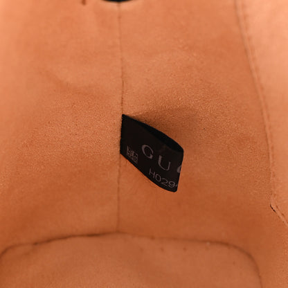 Gucci Calfskin GG Web Small Ophidia Dome Shoulder Bag Black 8 of 11