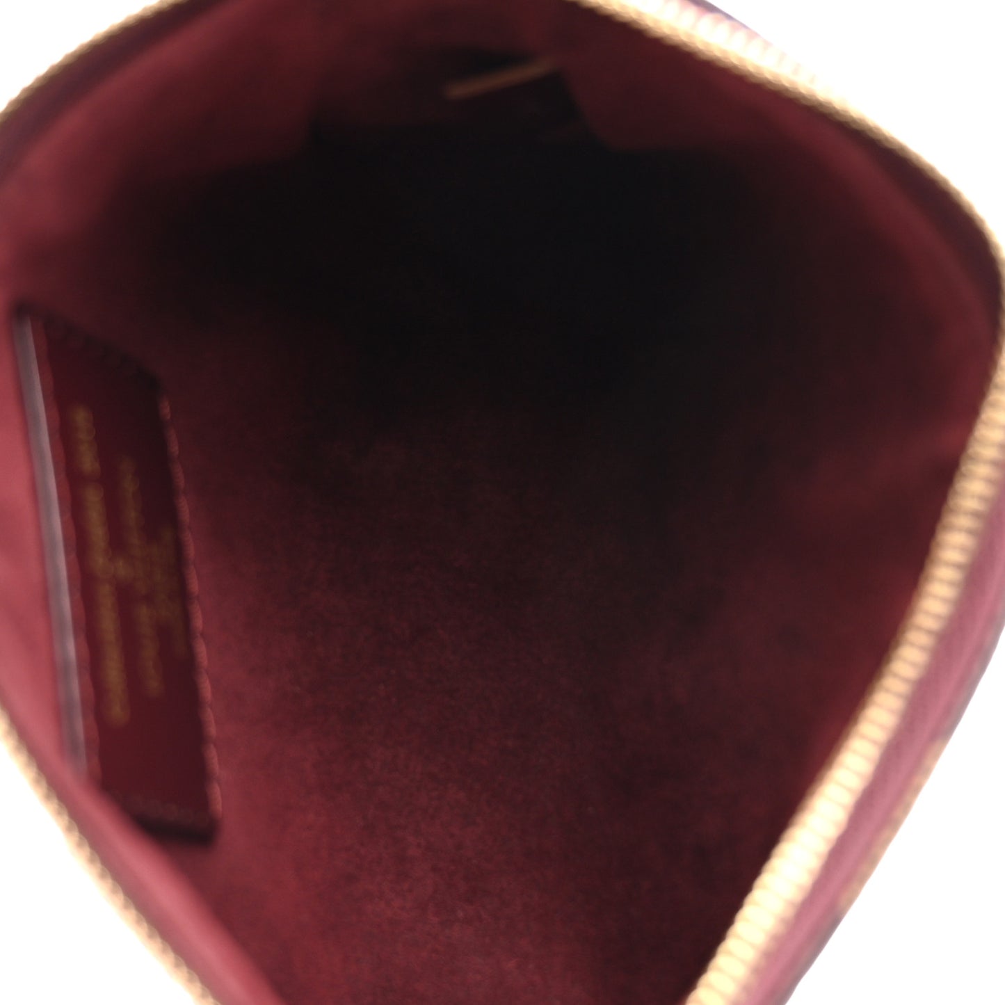 Damier Paillettes Mini Pochette Accessories Red