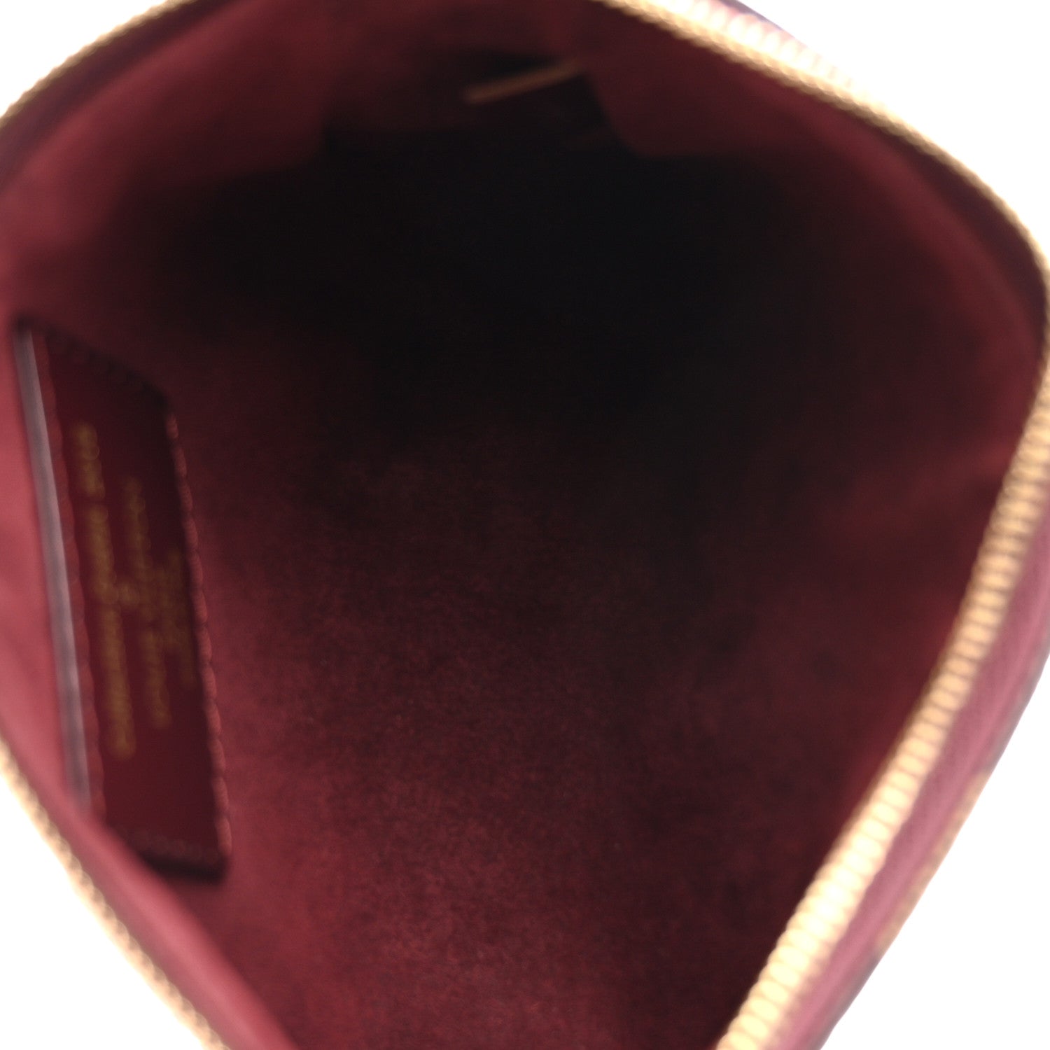 Louis Vuitton Damier Paillettes Mini Pochette Accessories Red 5 of 7