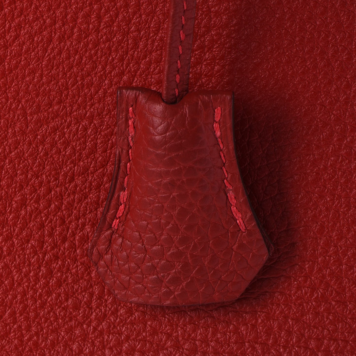 Taurillon Clemence Birkin 30 Rouge Casaque