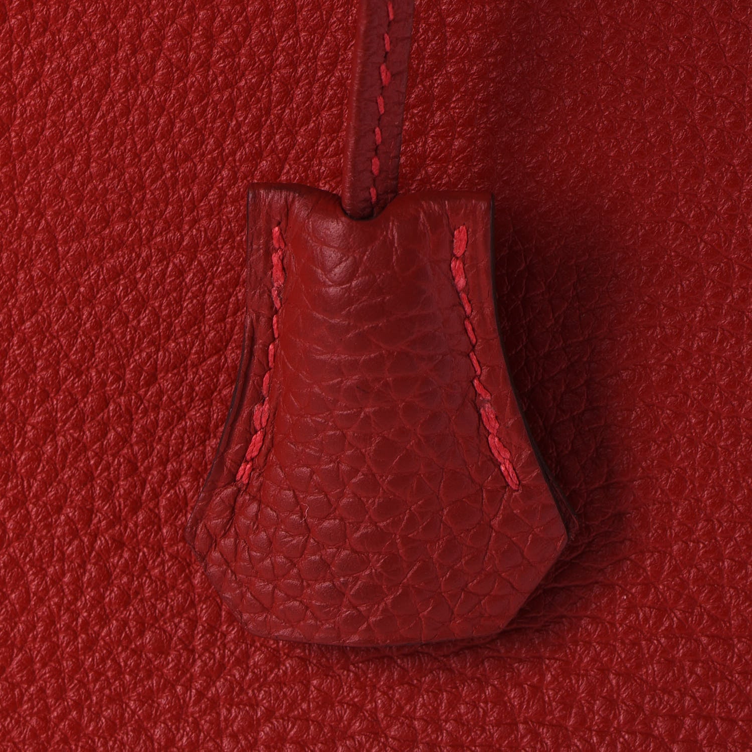 Hermes Taurillon Clemence Birkin 30 Rouge Casaque 28 of 31