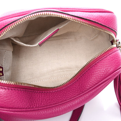 Gucci Cellarius Calfskin Small Soho Disco Bag Bright Bouganville 5 of 7