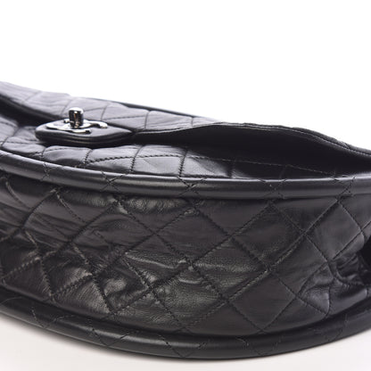Chanel Lambskin Quilted Medium Hula Hoop Flap Black 9 of 10