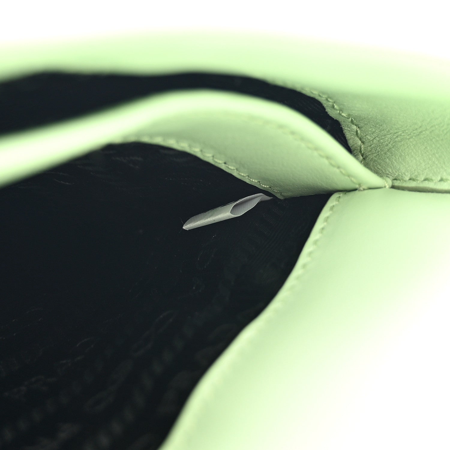 Prada Spazzolato Cleo Flap Shoulder Bag Acqua 8 of 12