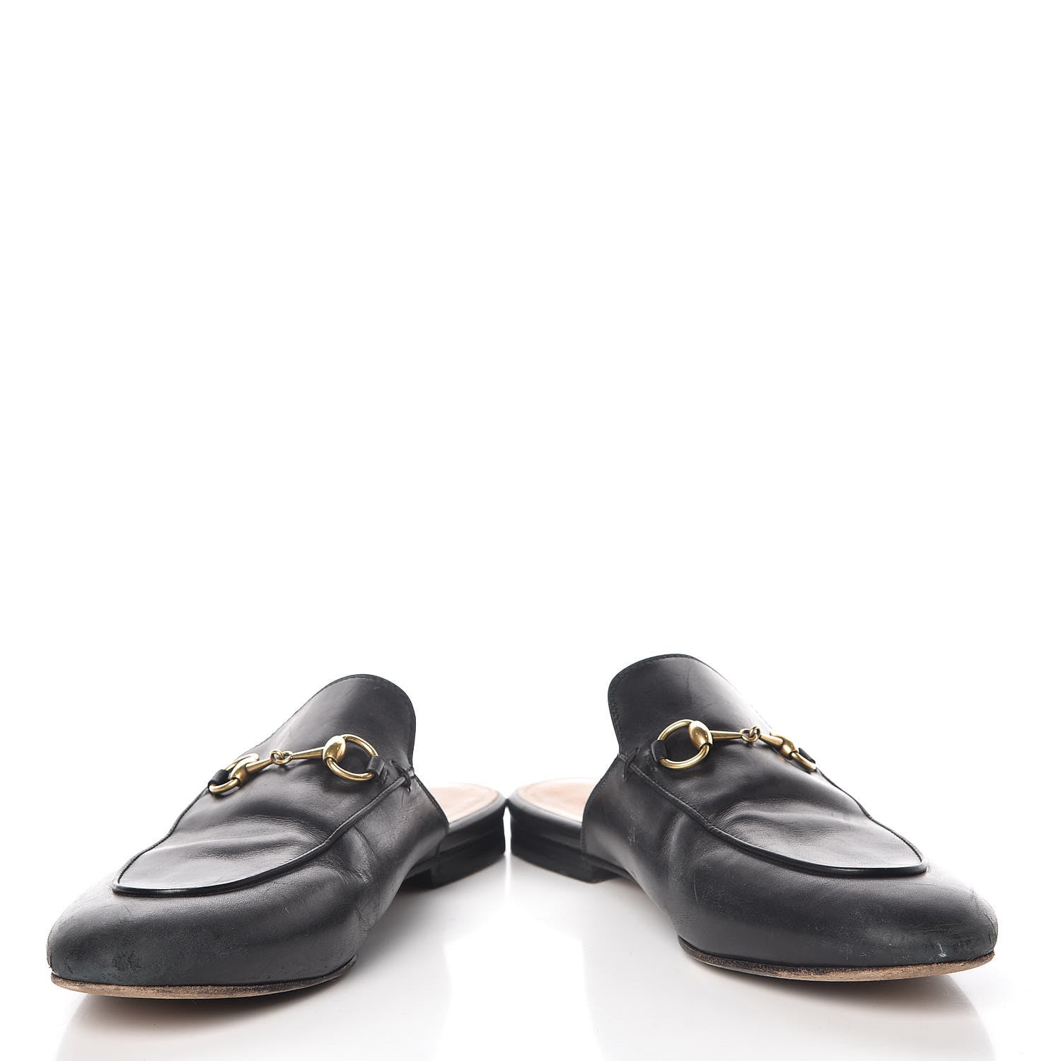 Gucci Calfskin Womens Princetown Slippers 39.5 Black 5 of 19