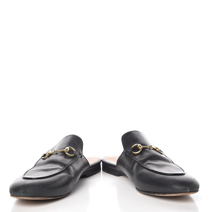Gucci Calfskin Womens Princetown Slippers 39.5 Black 5 of 19