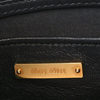 Miu Miu Nappa Matelasse Clutch Black 6 of 9