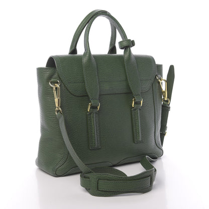 3.1 Phillip Lim 3.1 Textured Calfskin Medium Pashli Satchel Jade 3 of 10