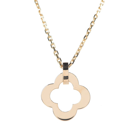 Van Cleef & Arpels 18K Yellow Gold Byzantine Alhambra Pendant Necklace 5 of 8