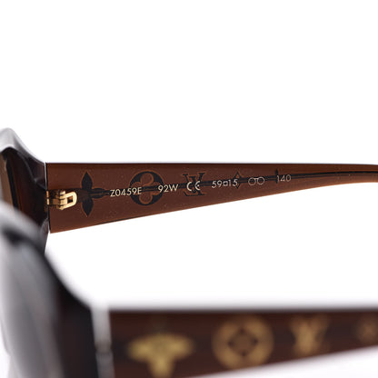 Louis Vuitton Obsession GM Sunglasses Z0459E Brown Glitter 5 of 8