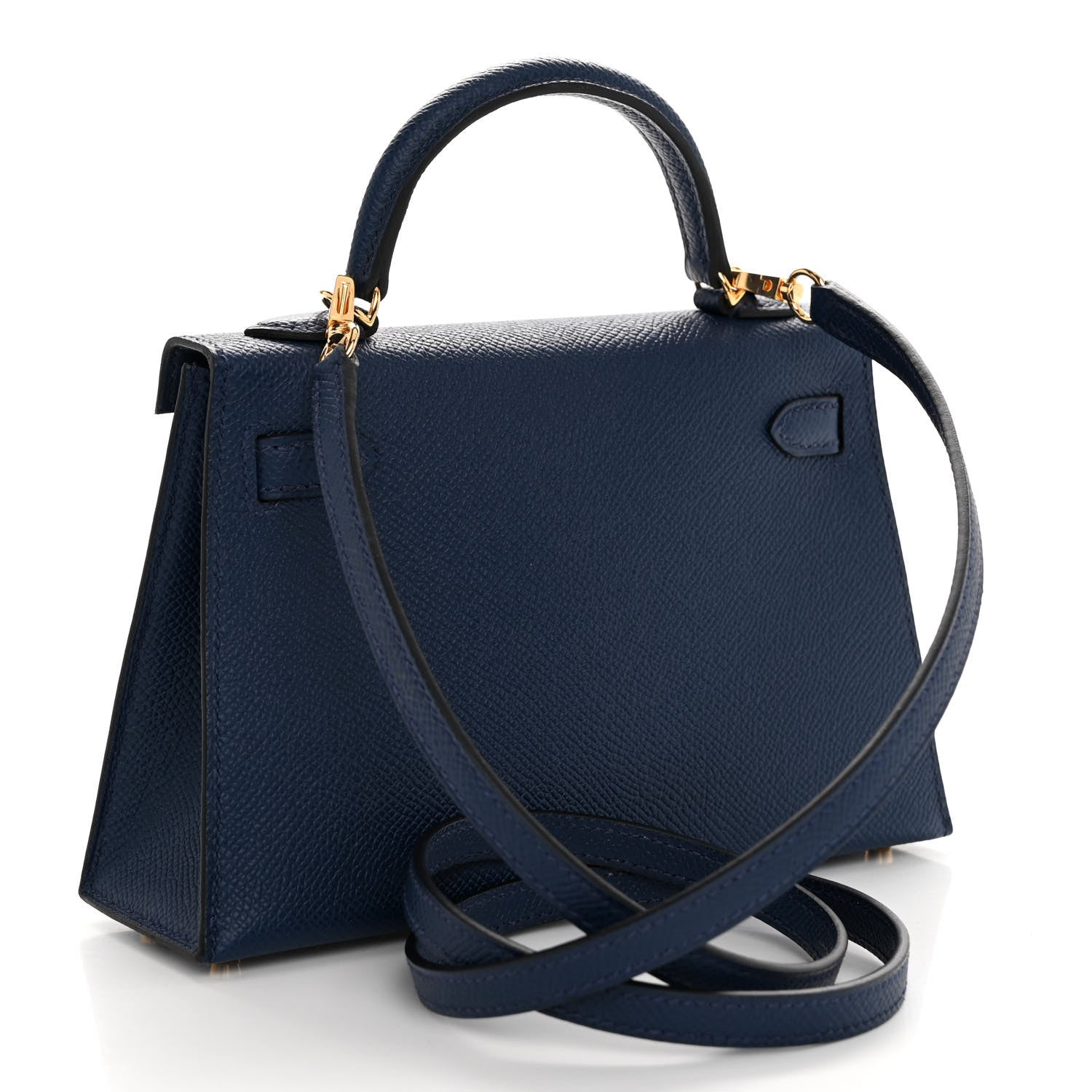 Hermes Epsom Mini Kelly Sellier 20 Bleu Navy 3 of 12