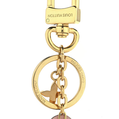 Louis Vuitton Monogram Blooming Flowers BB Bag Charm Key Holder Pink 3 of 4