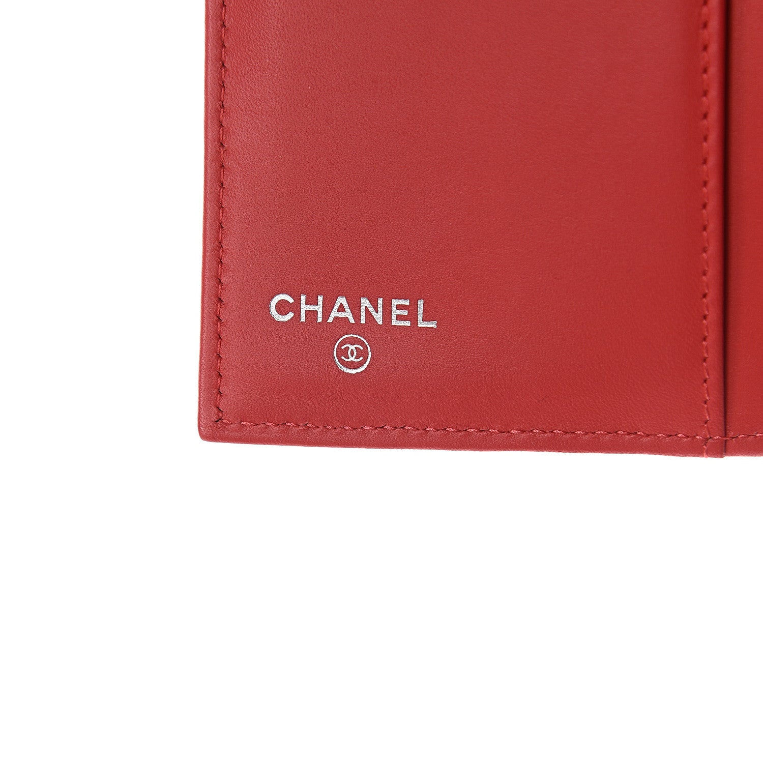 Chanel Iridescent Caviar Quilted Long Flap Wallet Red 5 of 8