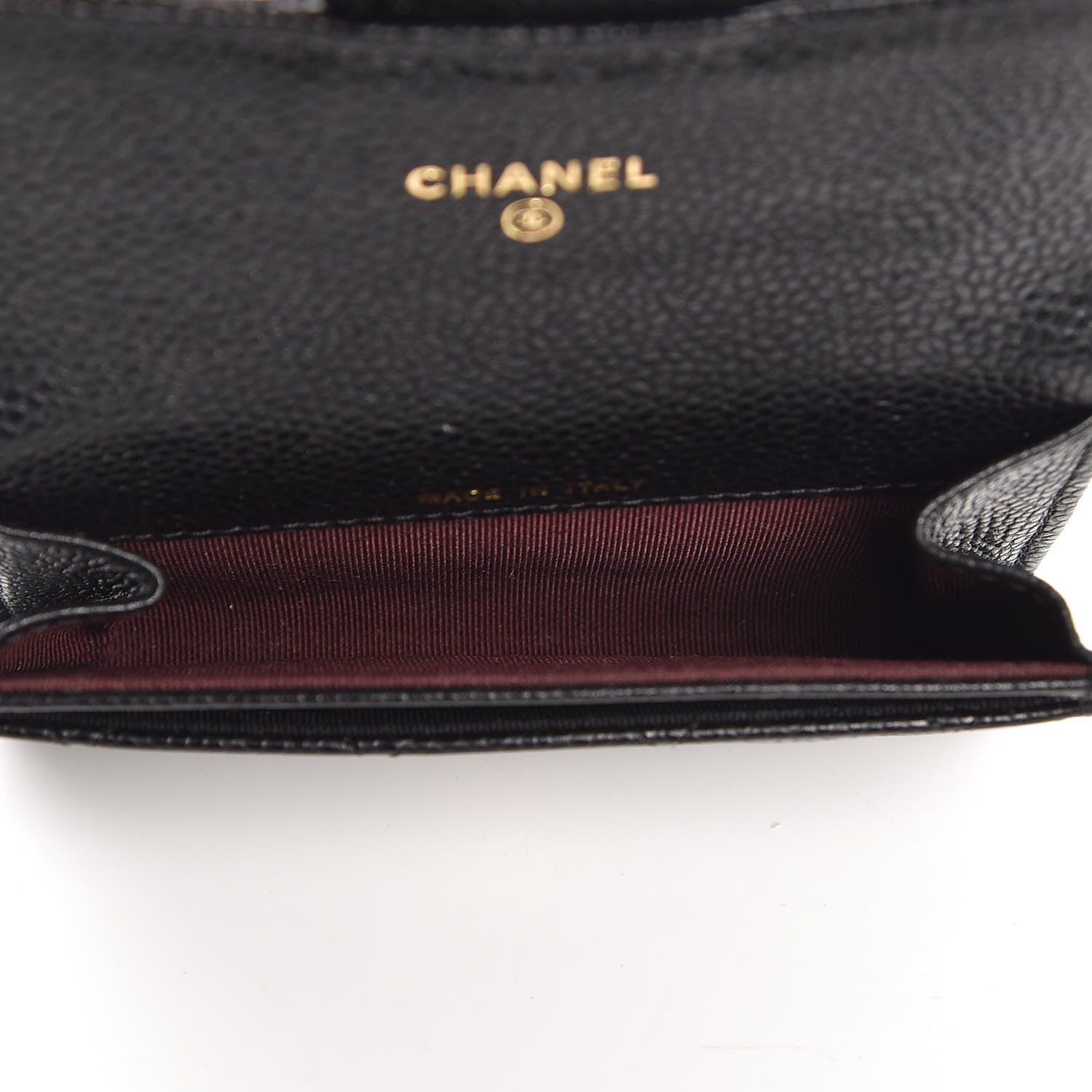 Chanel Caviar Quilted Flap Card Holder Black 5 of 9