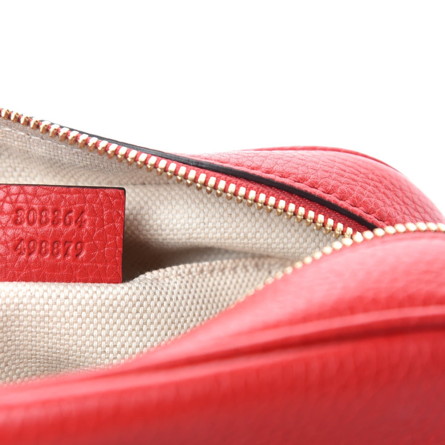 Pebbled Calfskin Small Soho Disco Bag Tabasco Red