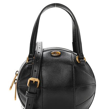 Gucci Piuma Lux Energy Mini Tifosa Basketball Shaped Shoulder Bag Black 7 of 9
