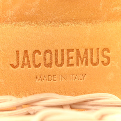 Jacquemus Raffia Calfskin Le Chiquito Osier Yellow 6 of 11