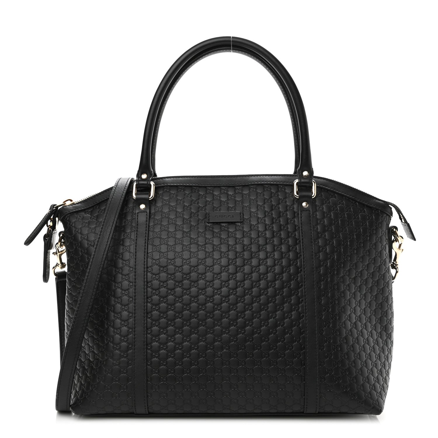 Gucci Soft Microguccissima Dome Satchel Black 1 of 10