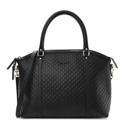 Gucci Soft Microguccissima Dome Satchel Black 1 of 10