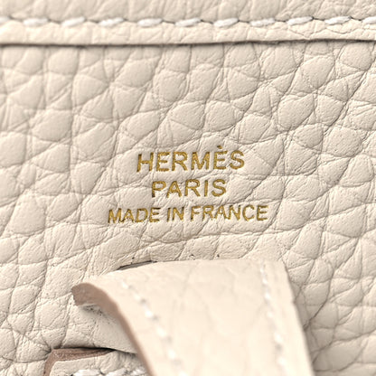 Hermes Taurillon Clemence Evelyne TPM Craie 6 of 11
