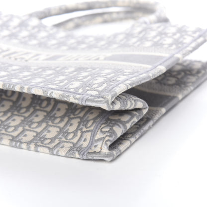 Christian Dior Oblique Medium Book Tote Grey 10 of 11