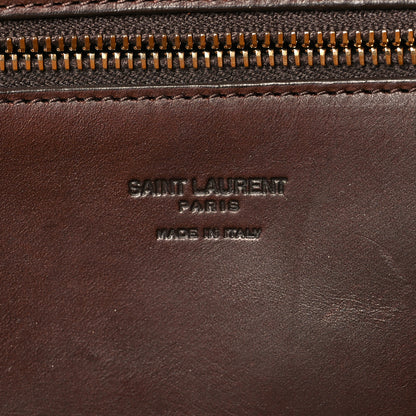 Saint Laurent Raffia Calfskin Medium Panier Tote 6 of 9