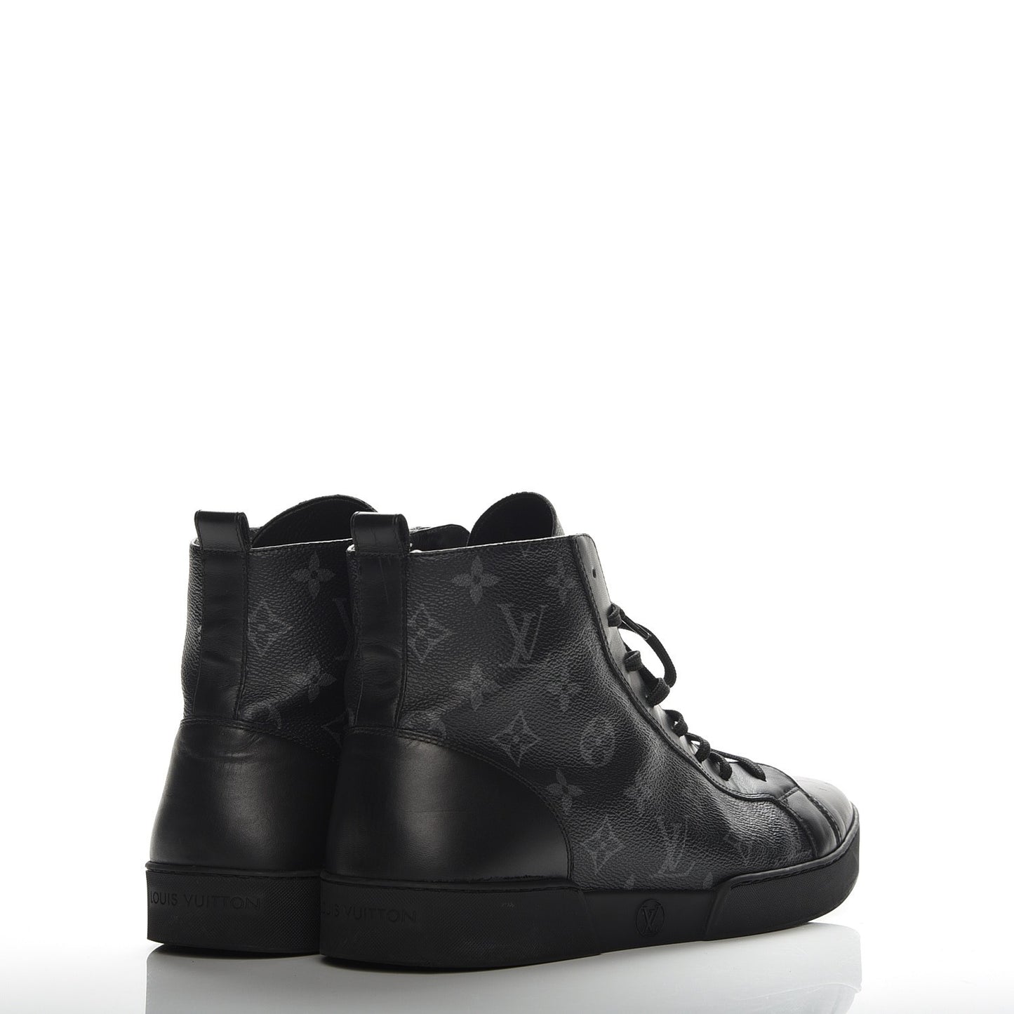 Monogram Eclipse Match Up Sneakers 8.5 Black
