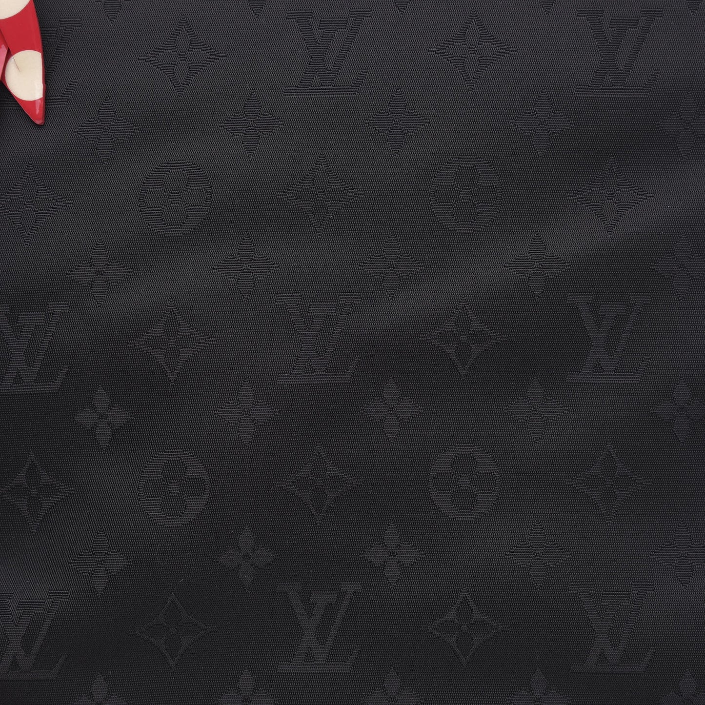 Nylon Monogram Kusama Infinity Dots Vertical Lockit Black Red
