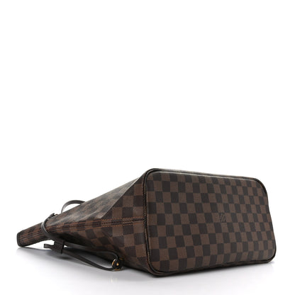 Louis Vuitton Damier Ebene Neo Neverfull MM Rose Ballerine 5 of 10