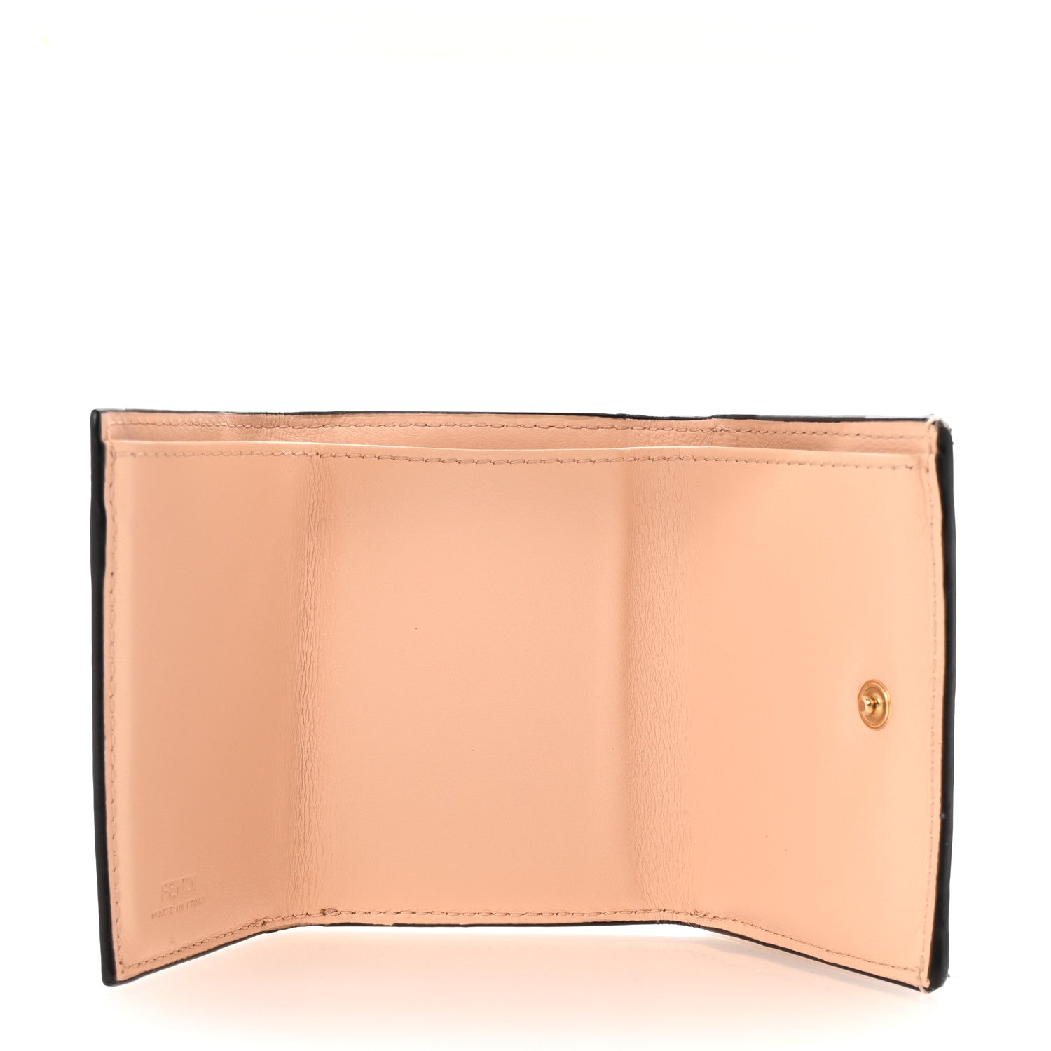 Fendi Vitello Cruise F is Fendi Micro Tri-Fold Envelope Wallet Light Rose 5 of 8