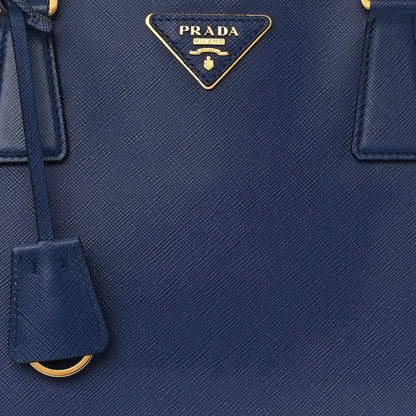 Prada Saffiano Lux Large Tote Bluette 9 of 14
